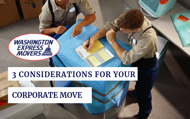3 Considerations for Your Corporate Move 
